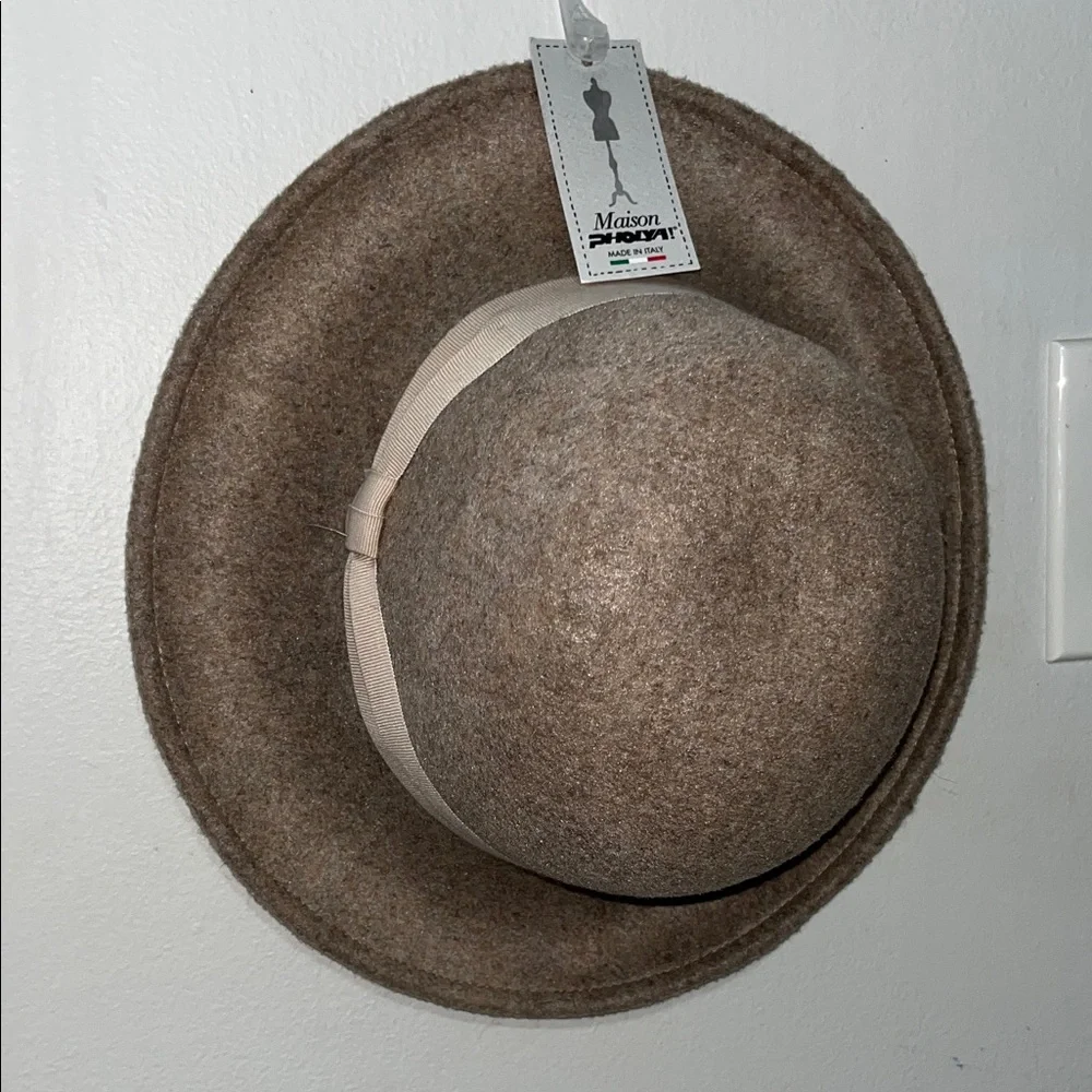 NWT! Retro Madison Pholya Italian Wool Winter Hat - Picture 3 of 6